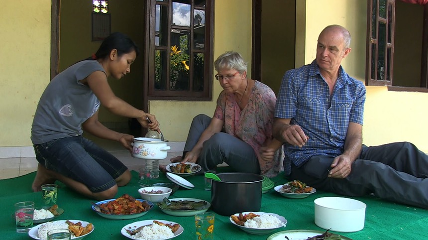 Ketut, Chris und Roy